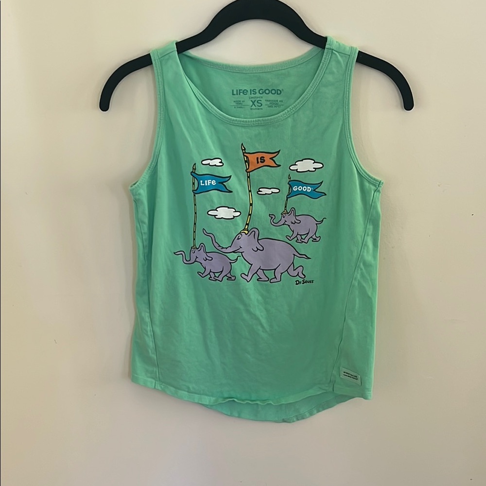 Life is Good Kids' Green Tank Top
